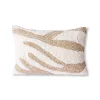 HK Living Fluffy Cushion White/Beige