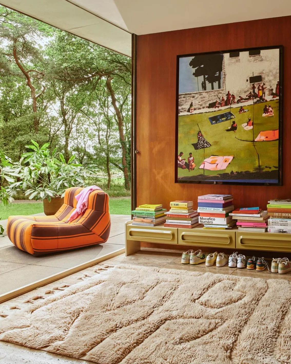 HK Living Framed Artwork 'Endless Summer' 127X152 Cm