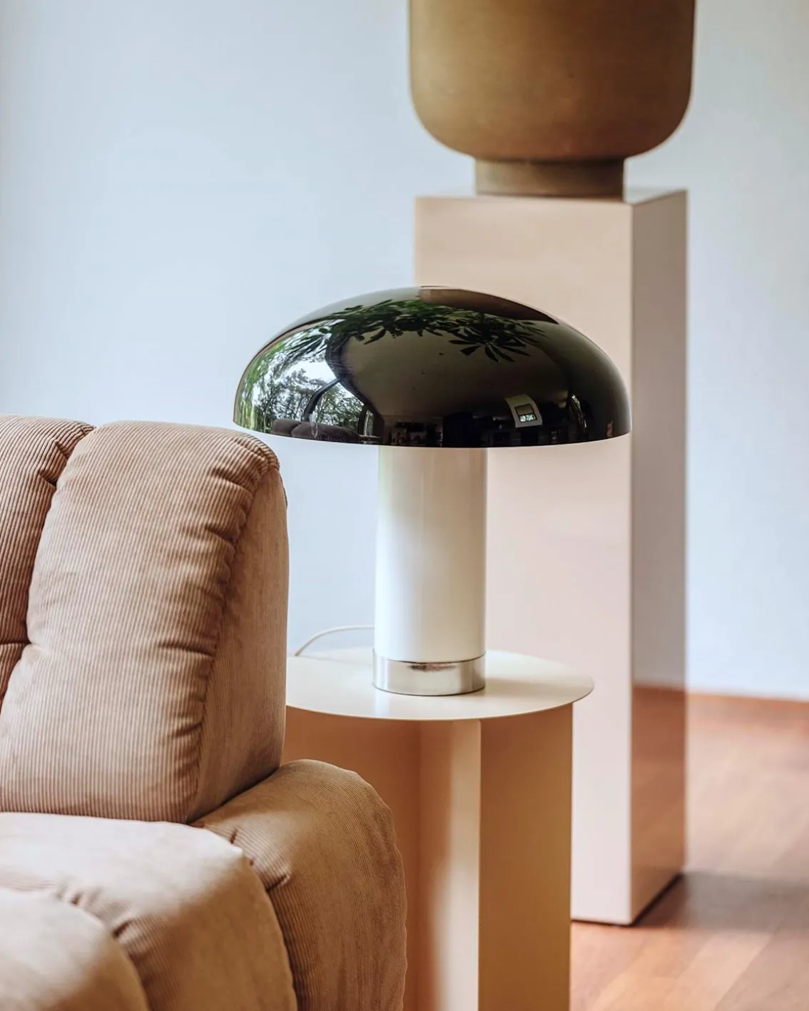 HK Living Lounge Table Lamp Monochrome