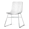 HK Living Metal Wire Chair Silver
