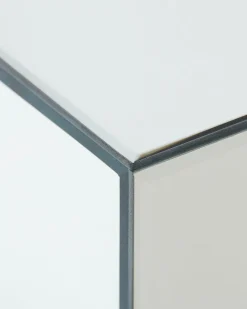HK Living Mirror Block Coffee Table Clear