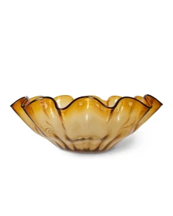 HK Living Mon For Hk Living: Ciotola Increspato Amber