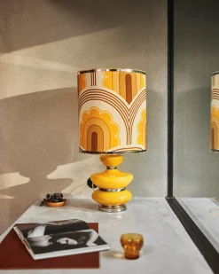 HK Living Motif Bubble Lamp Honey