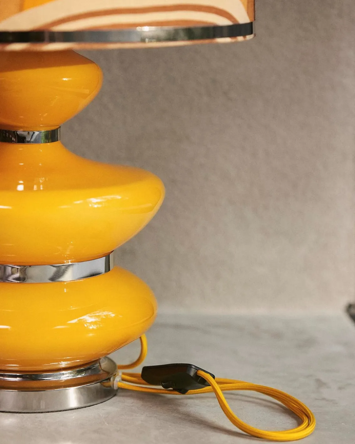 HK Living Motif Bubble Lamp Honey