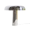 HK Living Mushroom Table Lamp Chrome