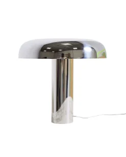 HK Living Mushroom Table Lamp Chrome