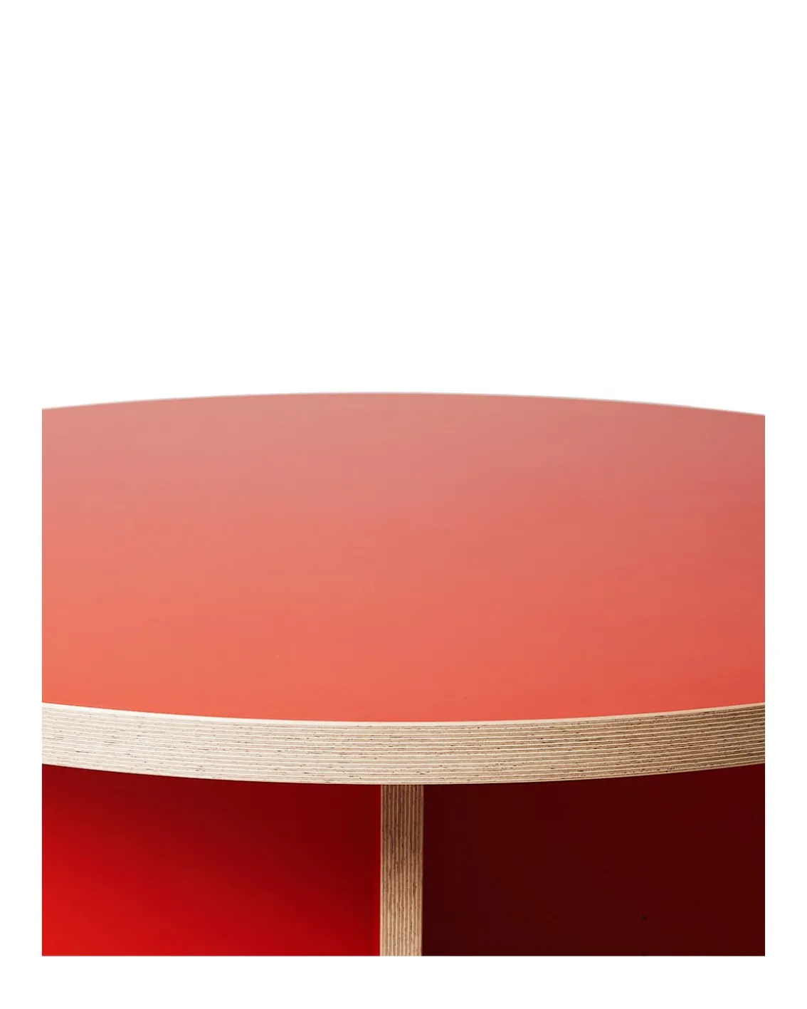 HK Living Round Dining Table Orange