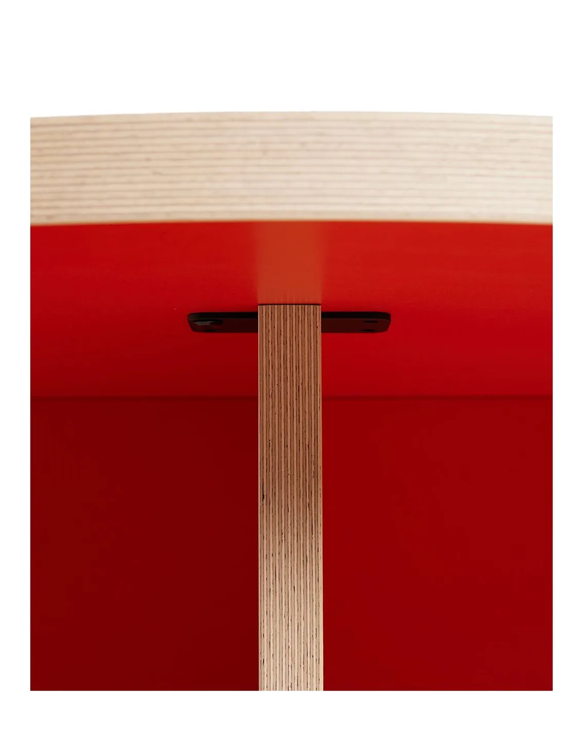 HK Living Round Dining Table Orange