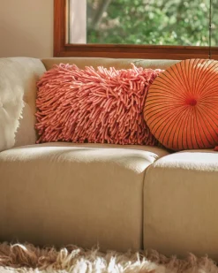 HK Living Rugged Cushion Pink