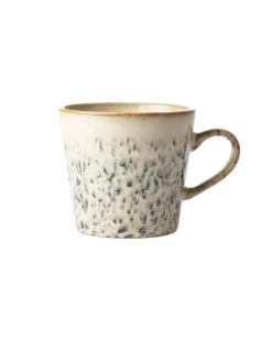 HK Living 70S Ceramics Cappuccino Mug Green/White