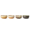 HK Living 70S Ceramics Tapas Bowls Set Of 4 Drift