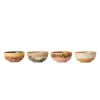 HK Living 70S Ceramics Xs Bowls Set Of 4 Marine