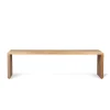 HK Living Slatted Bench L Natural Teak