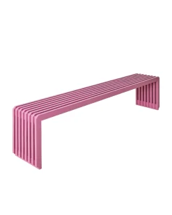 HK Living Slatted Bench L Hot Pink