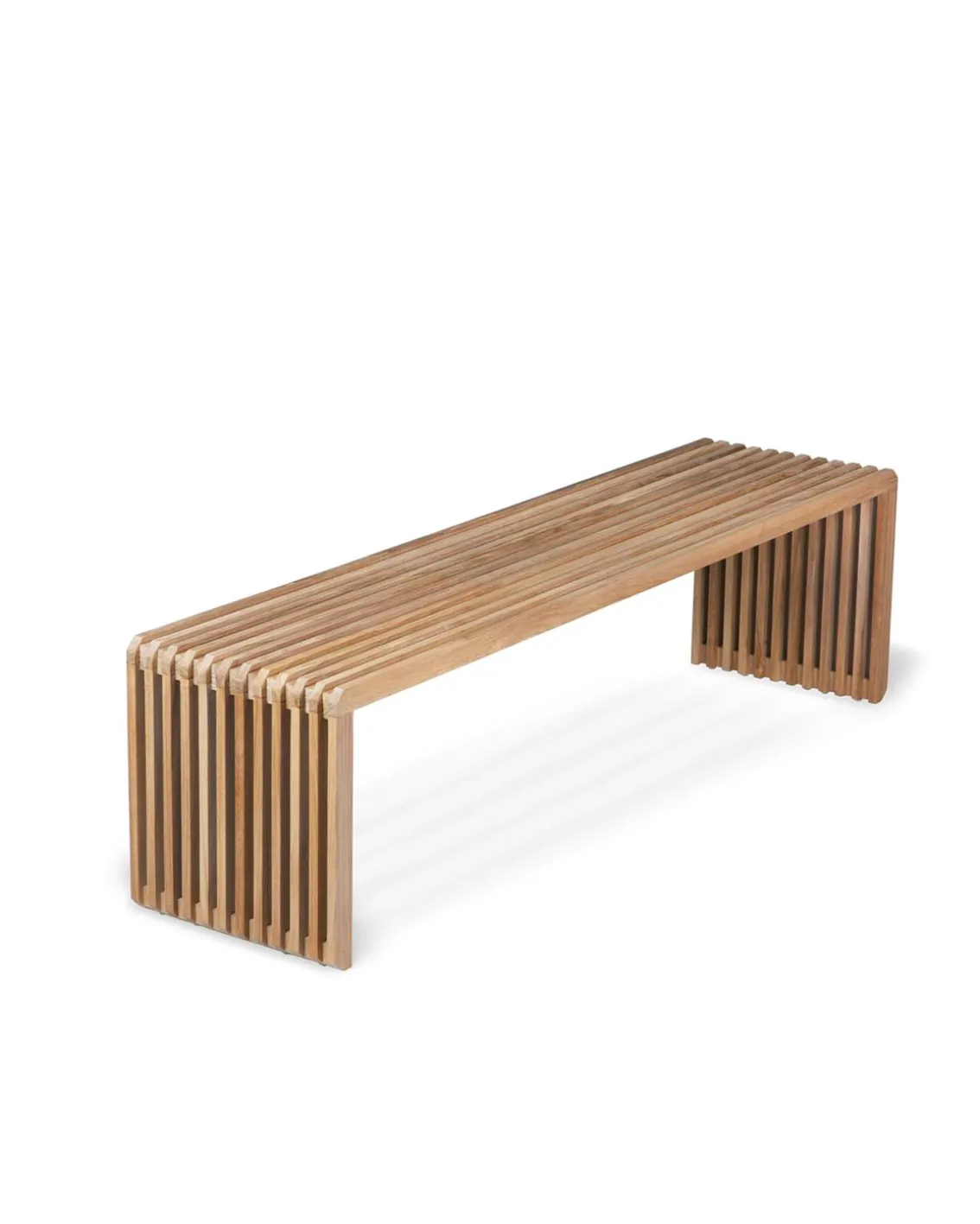 HK Living Slatted Bench L Natural Teak