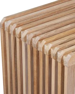 HK Living Slatted Bench L Natural Teak