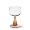HK Living Swirl Wine Glass Nude