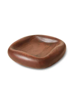 HK Living Wooden Fruit Bowl Mango Wood