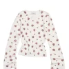 Holzweiler Babba Pointelle Long Sleeve Ecru