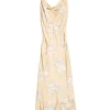 Holzweiler Eila Print Dress Light Orange Mix