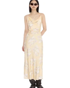 Holzweiler Eila Print Dress Light Orange Mix