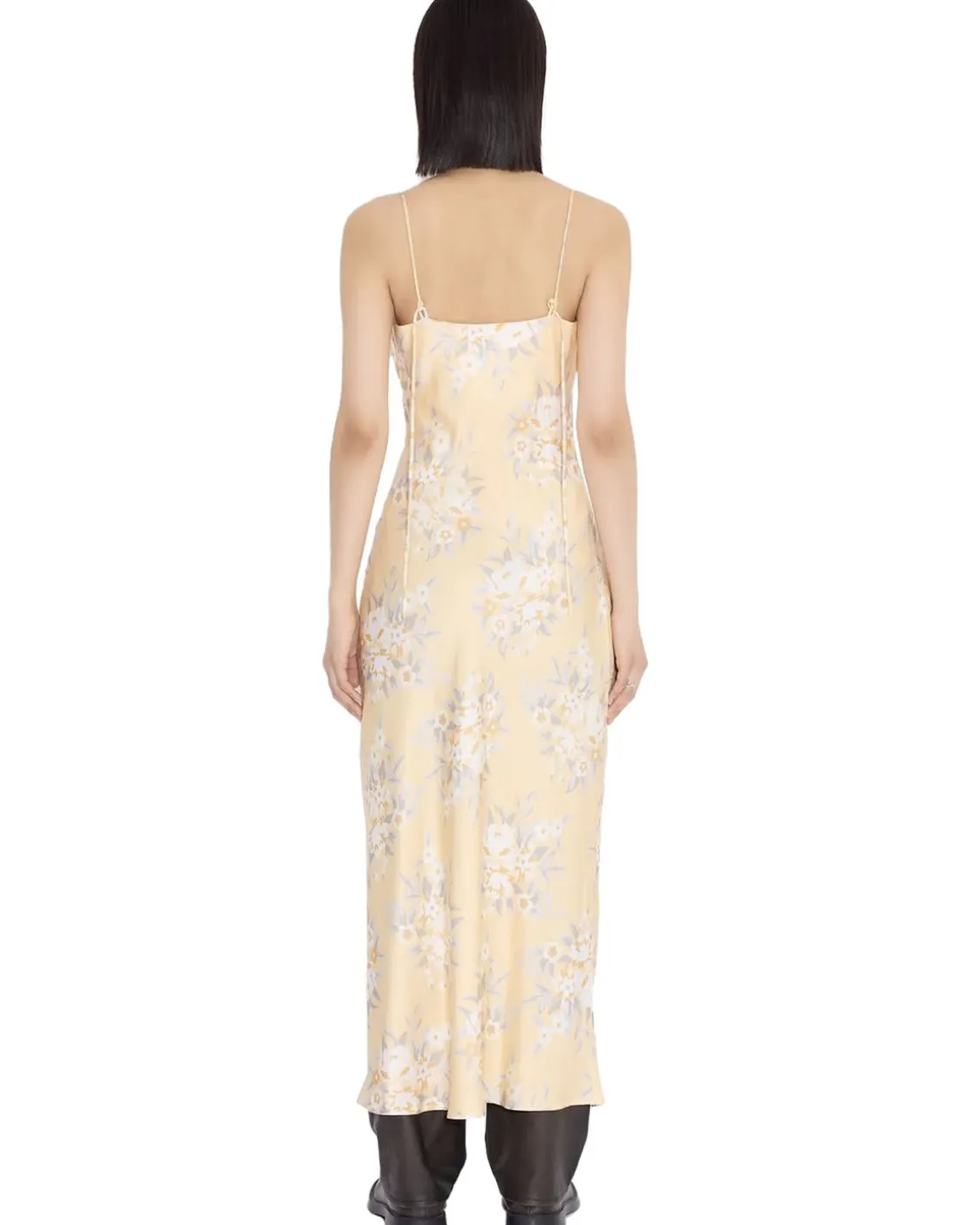 Holzweiler Eila Print Dress Light Orange Mix