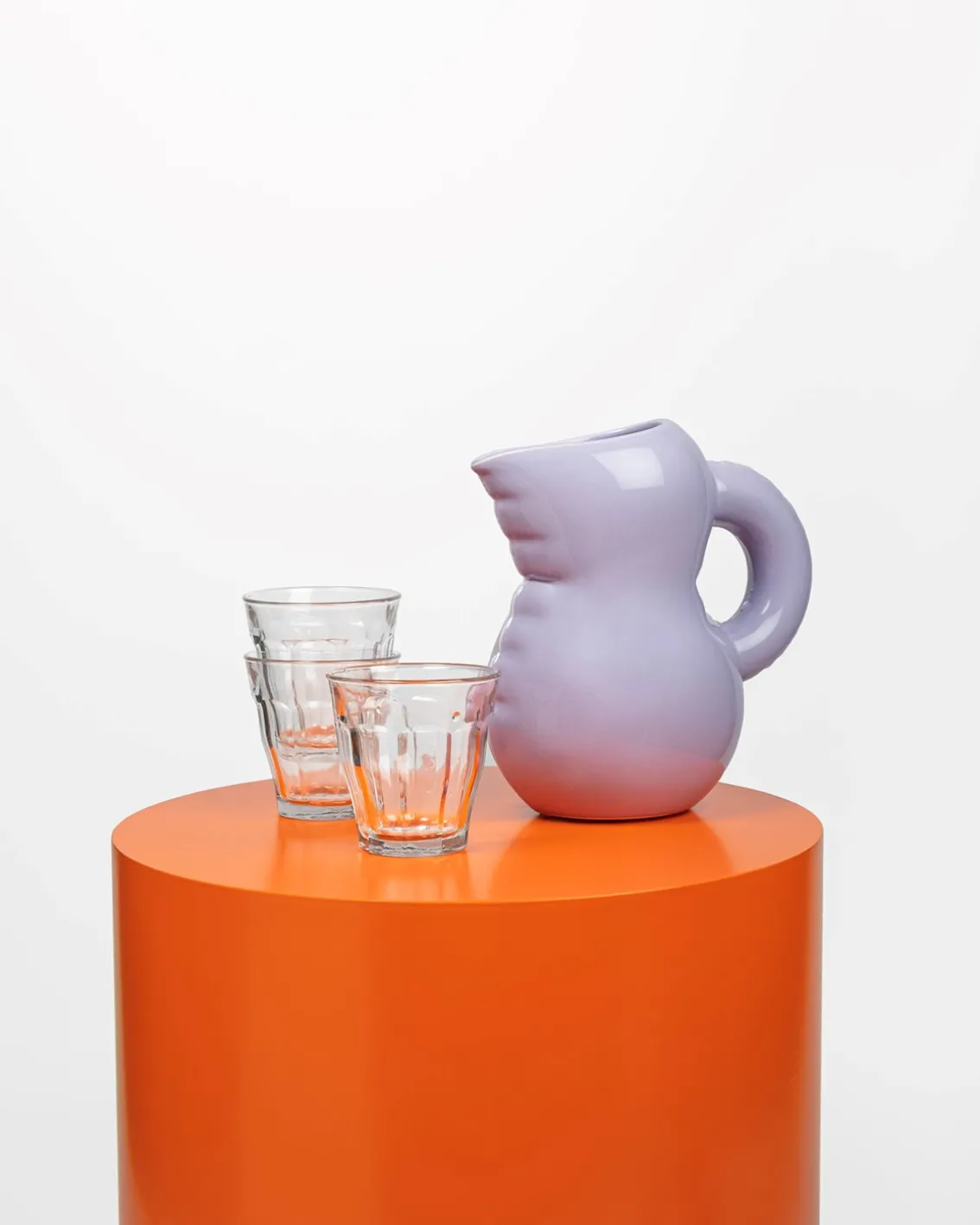 HOME STUDYO Emily Jug Purple Gloss
