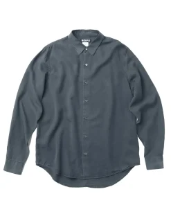 HOPE Air Clean Shirt Faded Black Tencel