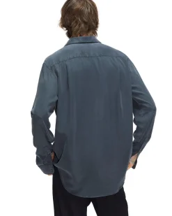 HOPE Air Clean Shirt Faded Black Tencel