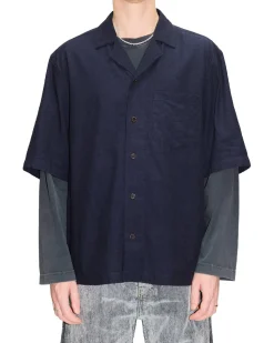 HOPE Blues Shirt Dark Blue