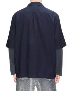 HOPE Blues Shirt Dark Blue