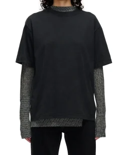 HOPE Boxy Tee Washed Black Jersey