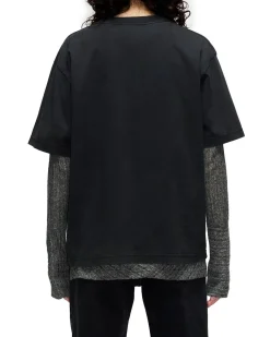 HOPE Boxy Tee Washed Black Jersey