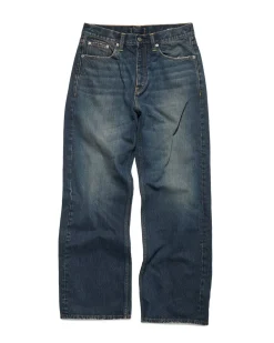 HOPE Criss Loose Fit Jeans Dark Blue Pink