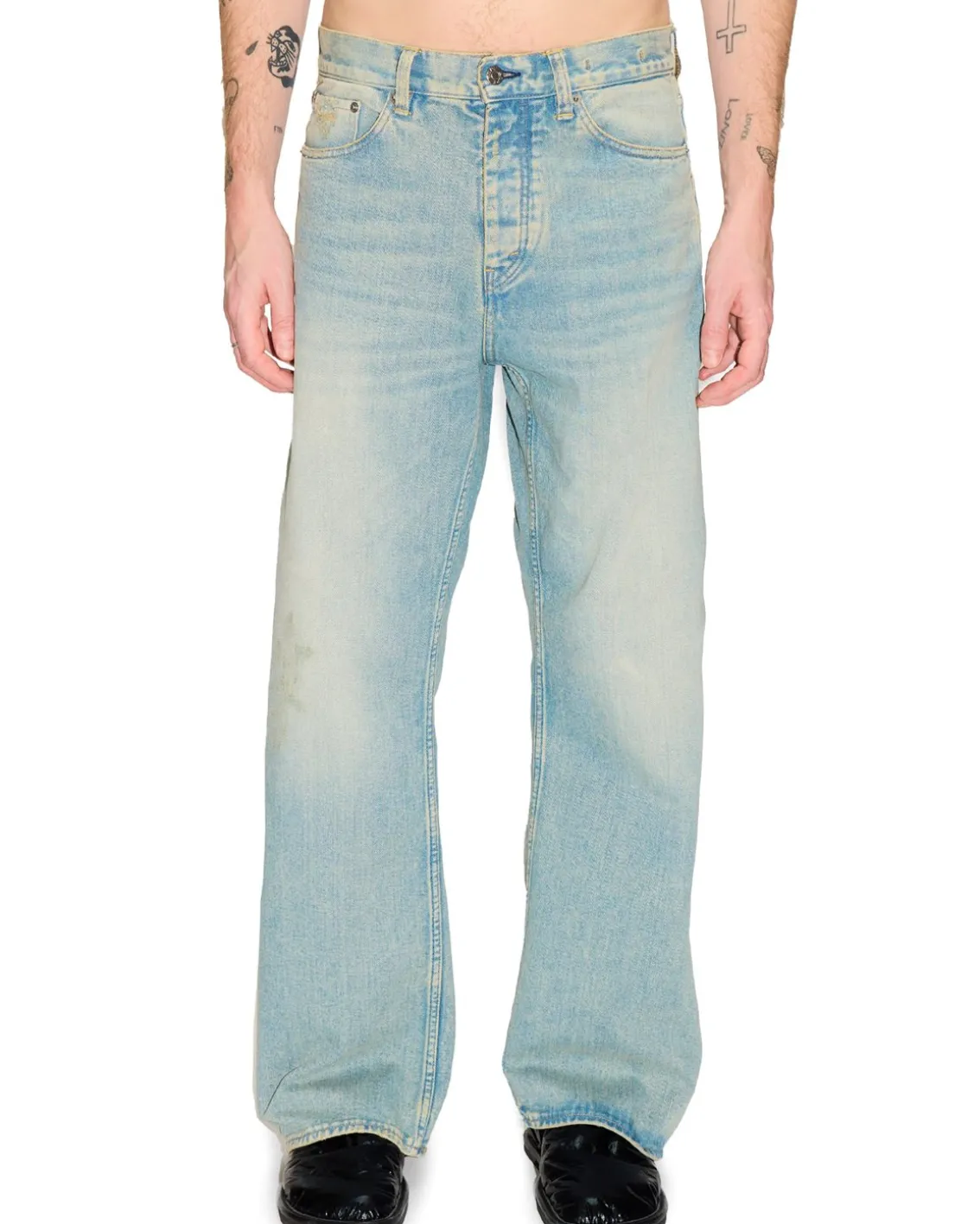 HOPE Criss Loose Fit Jeans Light Blue Sandy