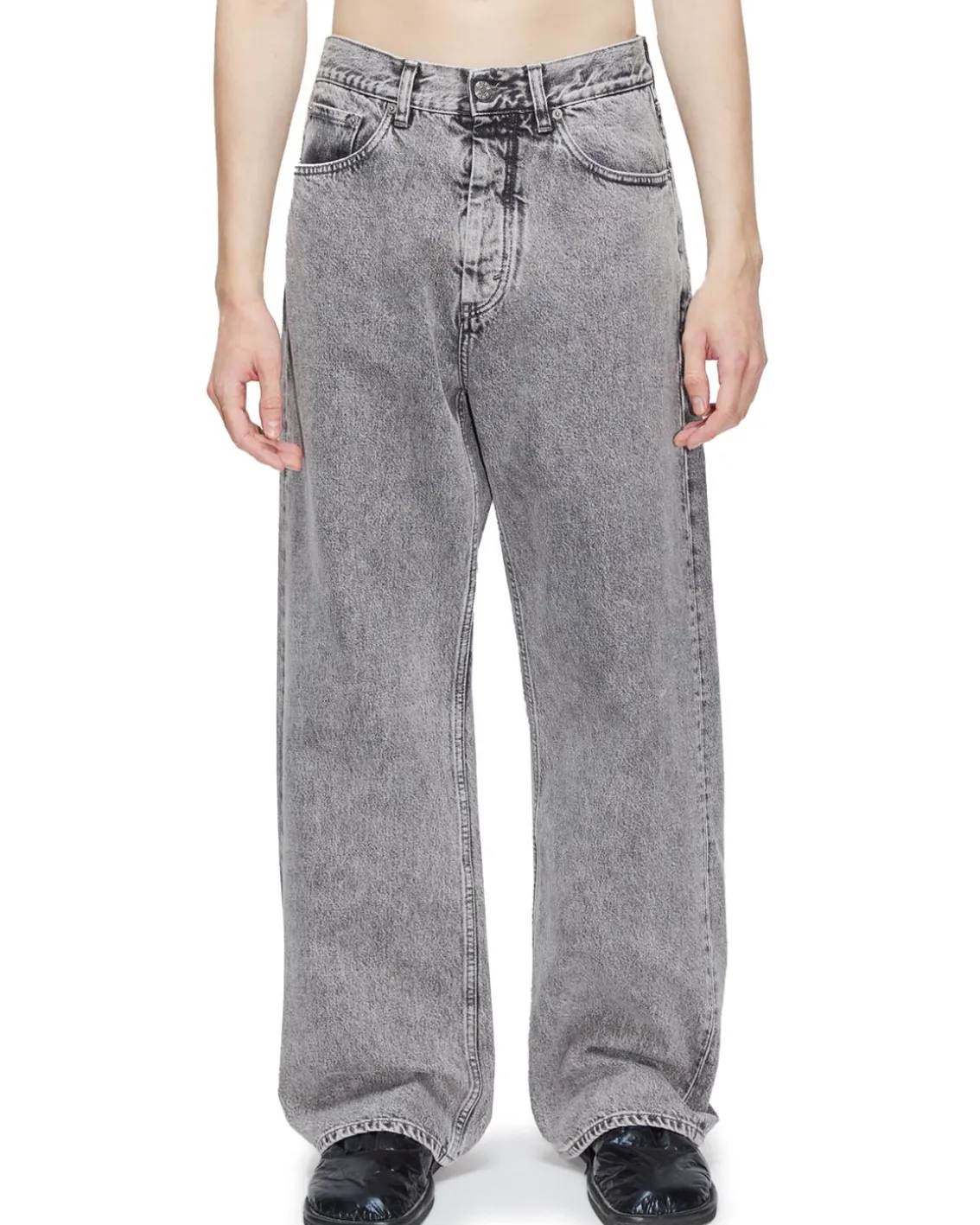 HOPE Criss Loose Fit Jeans Mid Grey Stone 2
