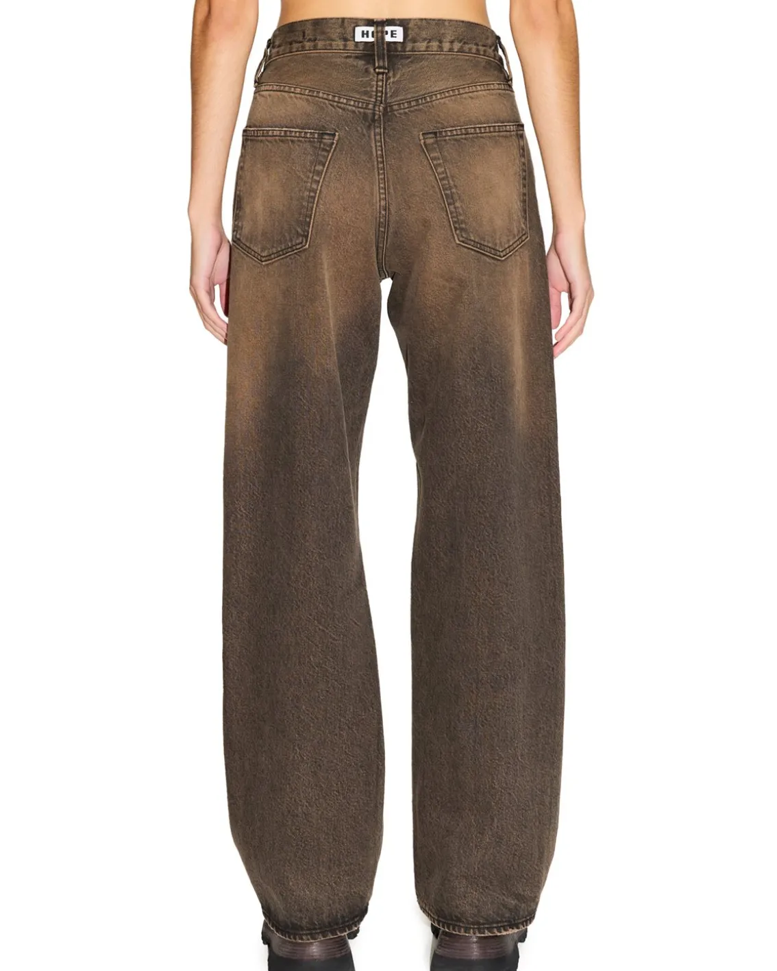 HOPE Criss Loose Fit JeansVintage Black Dirt