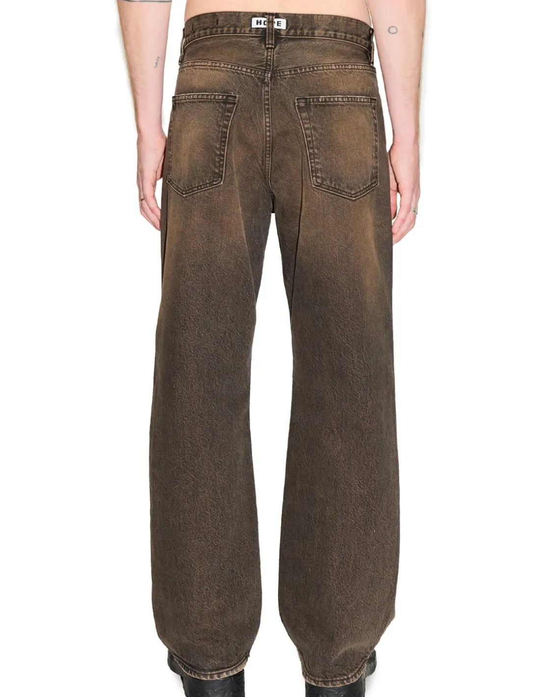 HOPE Criss Loose Fit JeansVintage Black Dirt