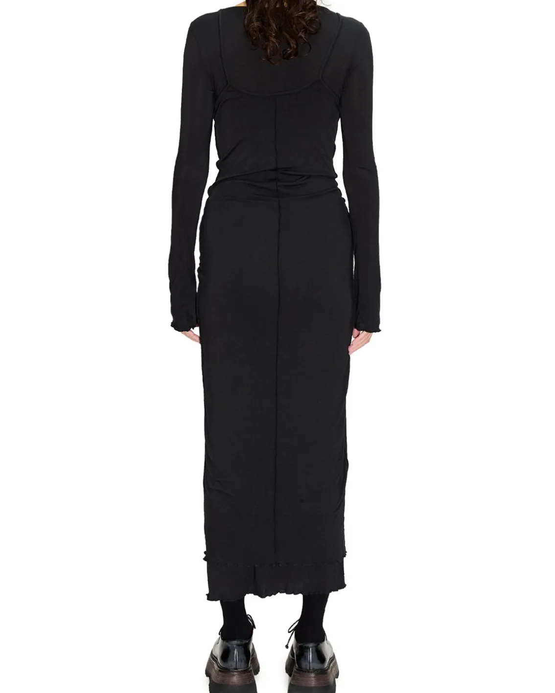 HOPE Dual Dress Black Thin Jersey