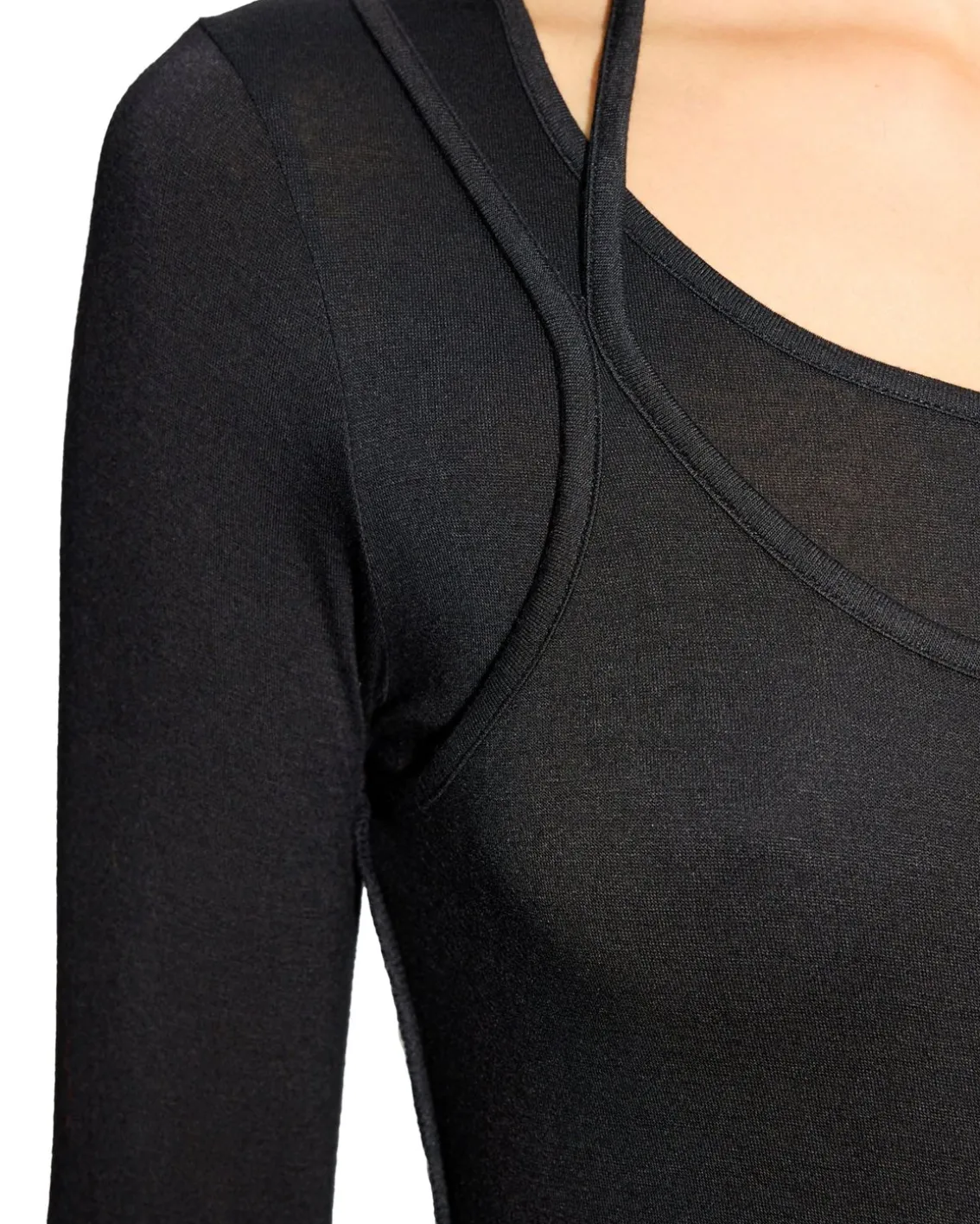 HOPE Dual Dress Black Thin Jersey