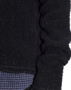 HOPE Goal Cardigan Black Boucle