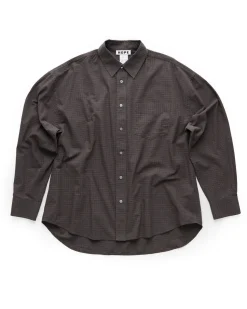 HOPE Room Shirt Dark Brown Check