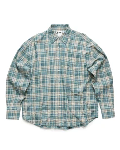 HOPE Room Shirt Pastel Green Check