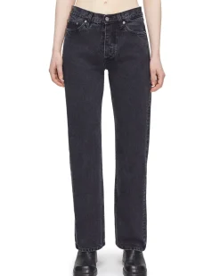 HOPE Rush Relaxed Bootcut Jeans Washed Black