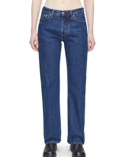 HOPE Rush Relaxed Bootcut Jeans Dark Indigo Wash