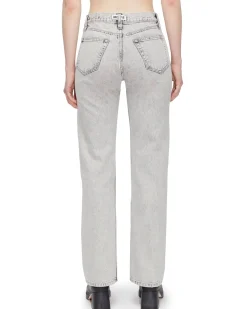 HOPE Rush Relaxed Bootcut Jeans Light Grey Stone