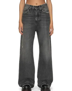 HOPE Skid Wide Leg Jeans Heavy Black Vintage