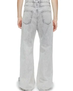 HOPE Skid Wide Leg Jeans Light Grey Stone