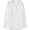 House of Dagmar Asymmetric Shirt White
