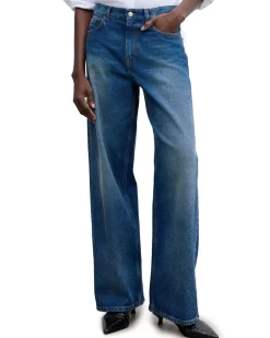 House of Dagmar Baggy Fit Denim Vintage Blue